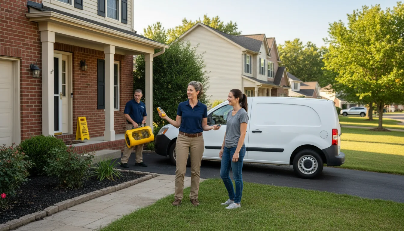 Residential water damage restoration in Pottstown, PA